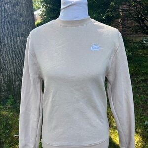 Nike Cream Sweatshirt Minimalist Design